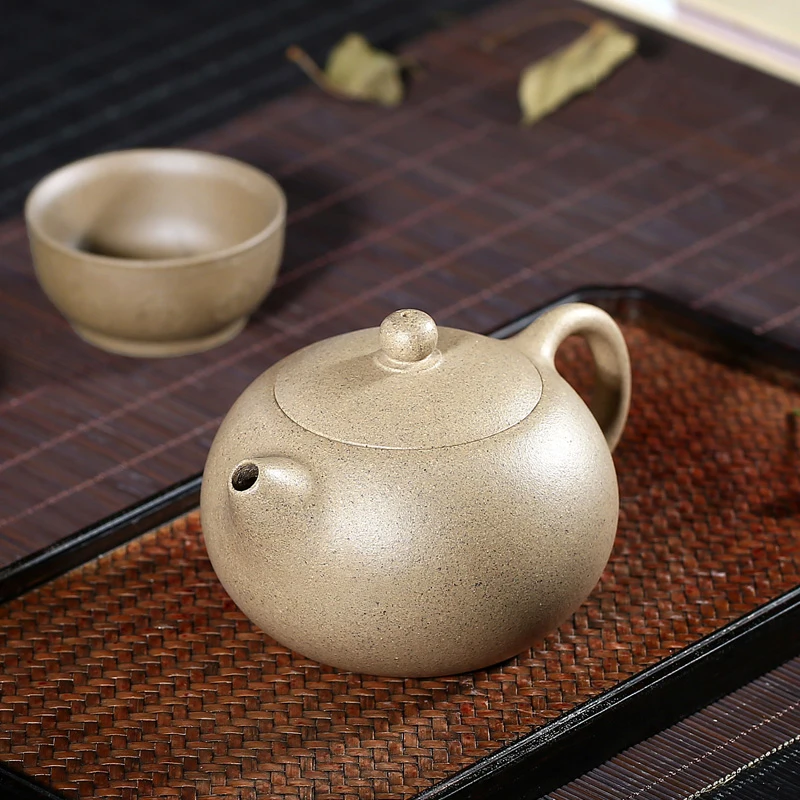

yixing are recommended by xiao-lu li pure manual teapot set its beauty mud POTS