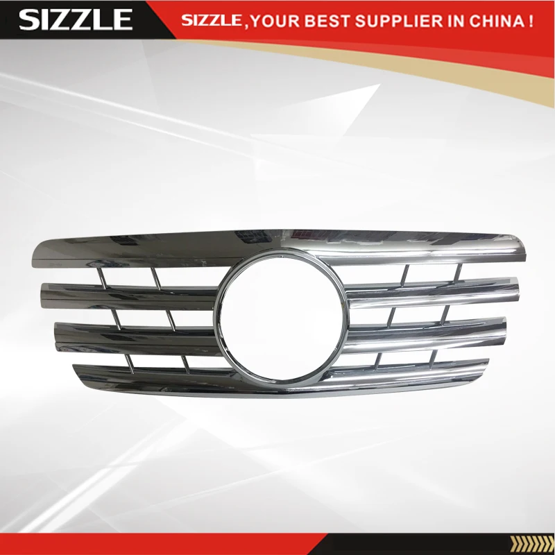 Plastic All Chrome Front Grille Auto Grille For Mercedes W210 E Class