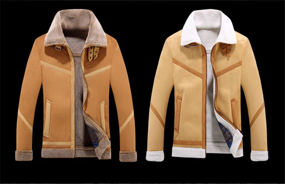 Зимняя куртка из искусственной кожи, мужские мотоциклетные замшевые парки, мужские пальто из искусственного меха, мужские куртки осень-зима, мужская одежда J0342