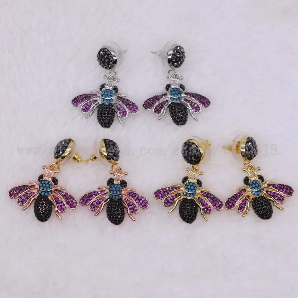 Buy 5 pairs Fashion Mosquito Insects Bugs Bee earrings Gift for lady insect