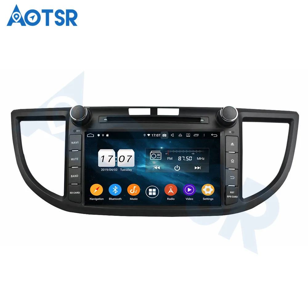 Best DSP IPS Android 9.0 4GB+64GB Car Navigation DVD Player For Honda CRV CR-V 2012-2016 headunit auto radio Multimedia tape recorder 5