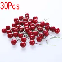 Рождественская красная ягода Клюква палочки стебли венок украшение дома ремесло