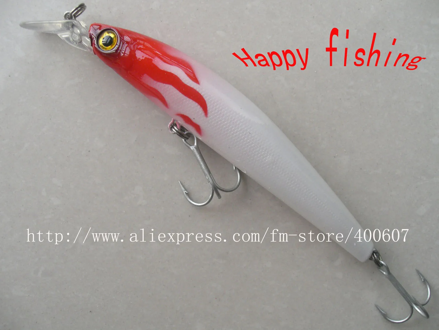 Japanese Style Bass Terminator Minnow Fishing Lure M125F plastic