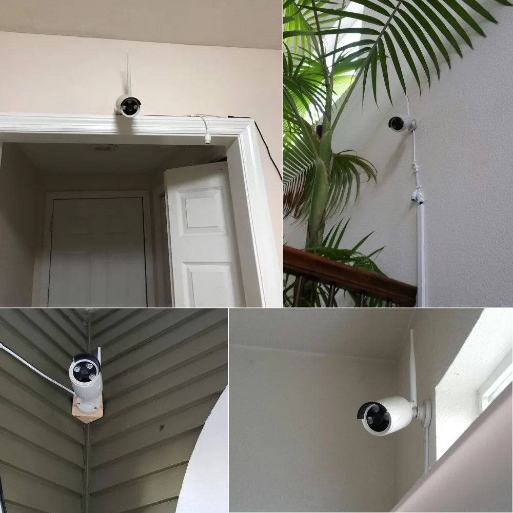 Беспроводная система безопасности BESDER 4CH NVR Kit 1080P HD наружная ip камера