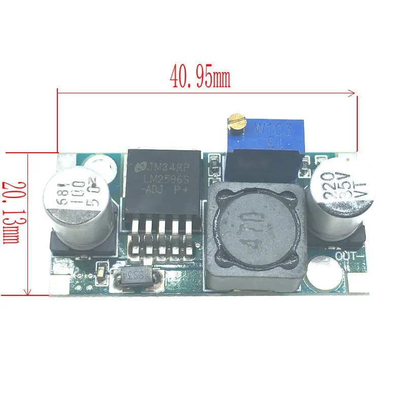 

1pcs/lot LM2596S DC-DC 3A Step-down power adjustable step-down module