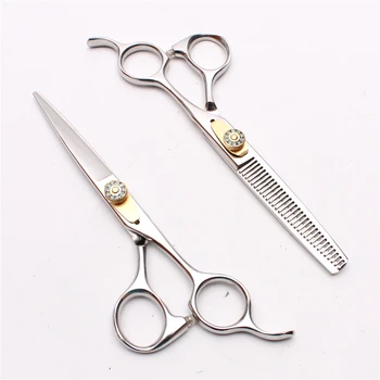 

6.0" Japan Professional Hairdressing Regular Cutting Shears Barbers Thinning Scissors Style Tools DIY Human Hair Scissors C1026