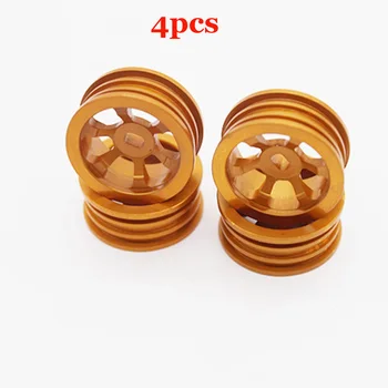 

4Pcs/lot Wltoys Metal Wheel Hub Rim for 1/28 Model Cars K979 K 989 4WD Racing Spare Parts Upgrade Accessories