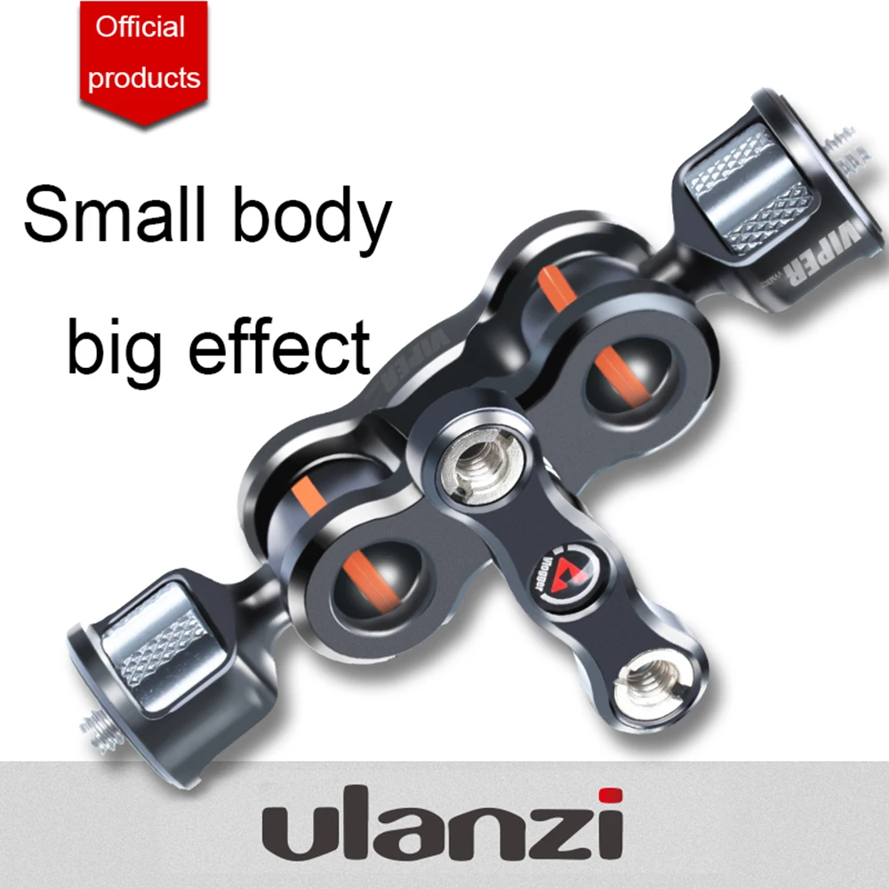 Online VLOGGER VIPER articulando brazo mágico 360 grados 6KG carga útil aluminio 1 4 tornillo campo monitores montaje para Sony A7 A6400 DSLRs