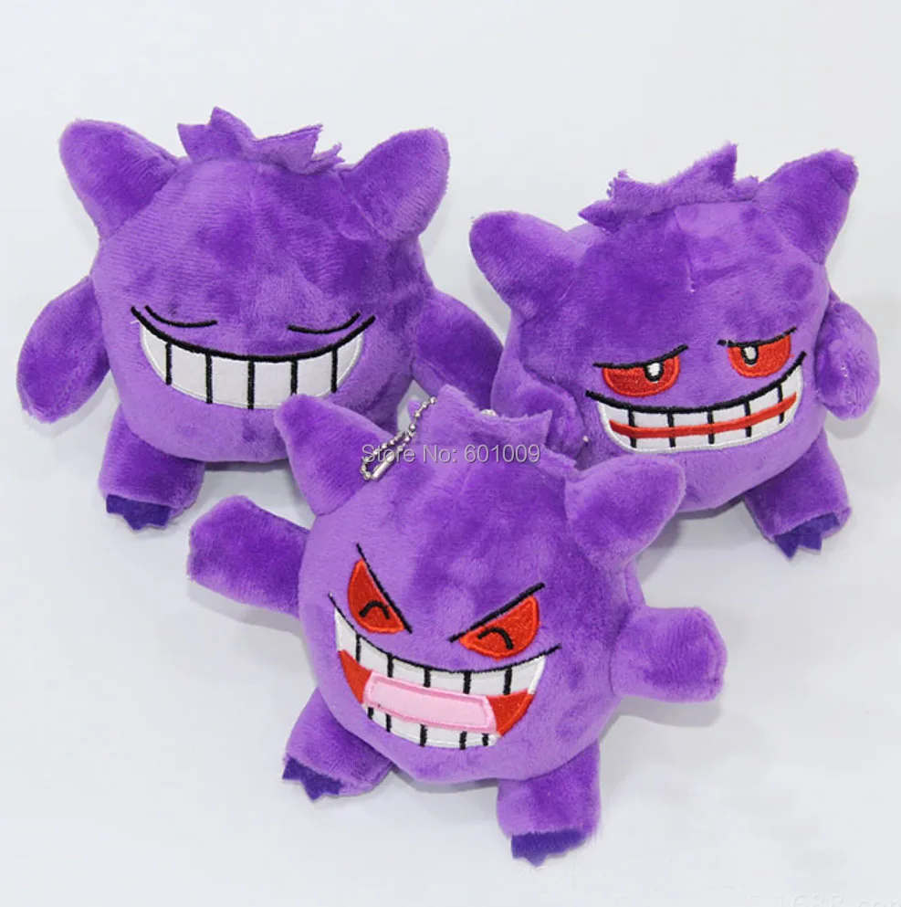 Новый 5 &quot13 см Gengar брелок Плюшевая Кукла мягкий аниме мультфильм для детей PCXB|gengar