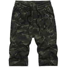 Новые модные мужские шорты летние мужские камуфляжные эластичные короткая длина до колена камуфляжные джоггеры повседневные пляжные шорты спортивные