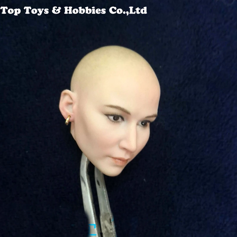 

For fan collection 1/6 Scale Beauty Bald Head Girl Head Sculpt Female Monk Head Model Toy Fit For 12" PH Female Figure Body