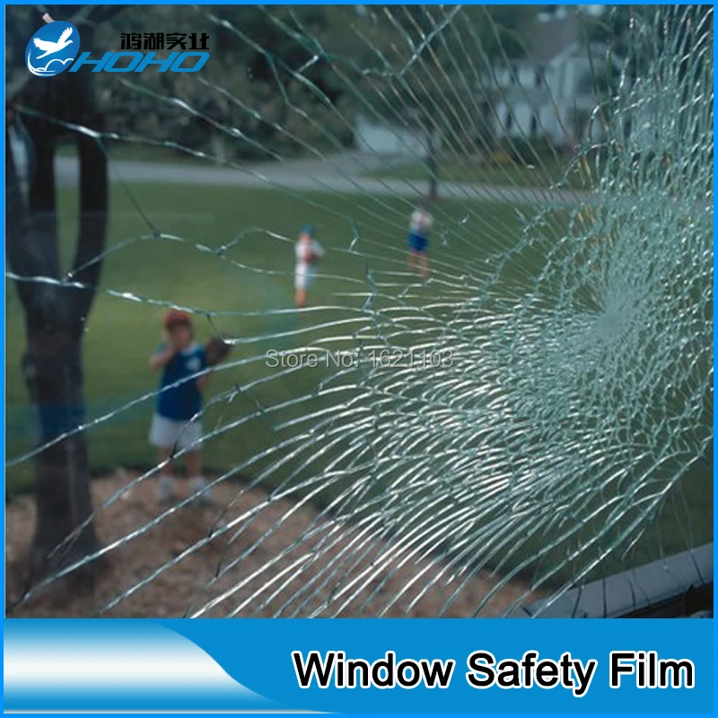 200 microns 8mil thickness 1.52*30m safety film for glass window