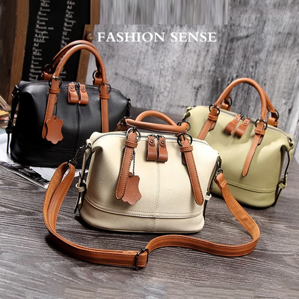 Natural cowhide women handbag genuine leather bags ladies big shoulder handbags fashion women messenger bags casual tote sac
