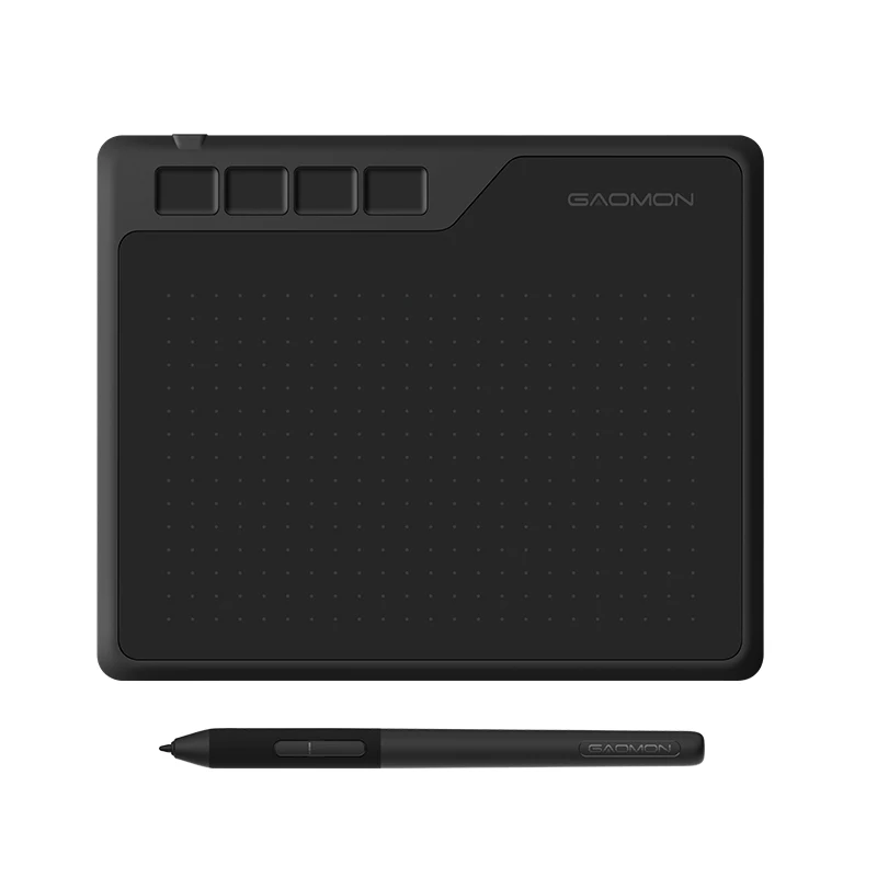 Цена Gaomon S620 6,5x4 дюймов Аниме цифровой графический планшет художественная доска для рисования и игры OSU с 8192 давлением ручка без батареи