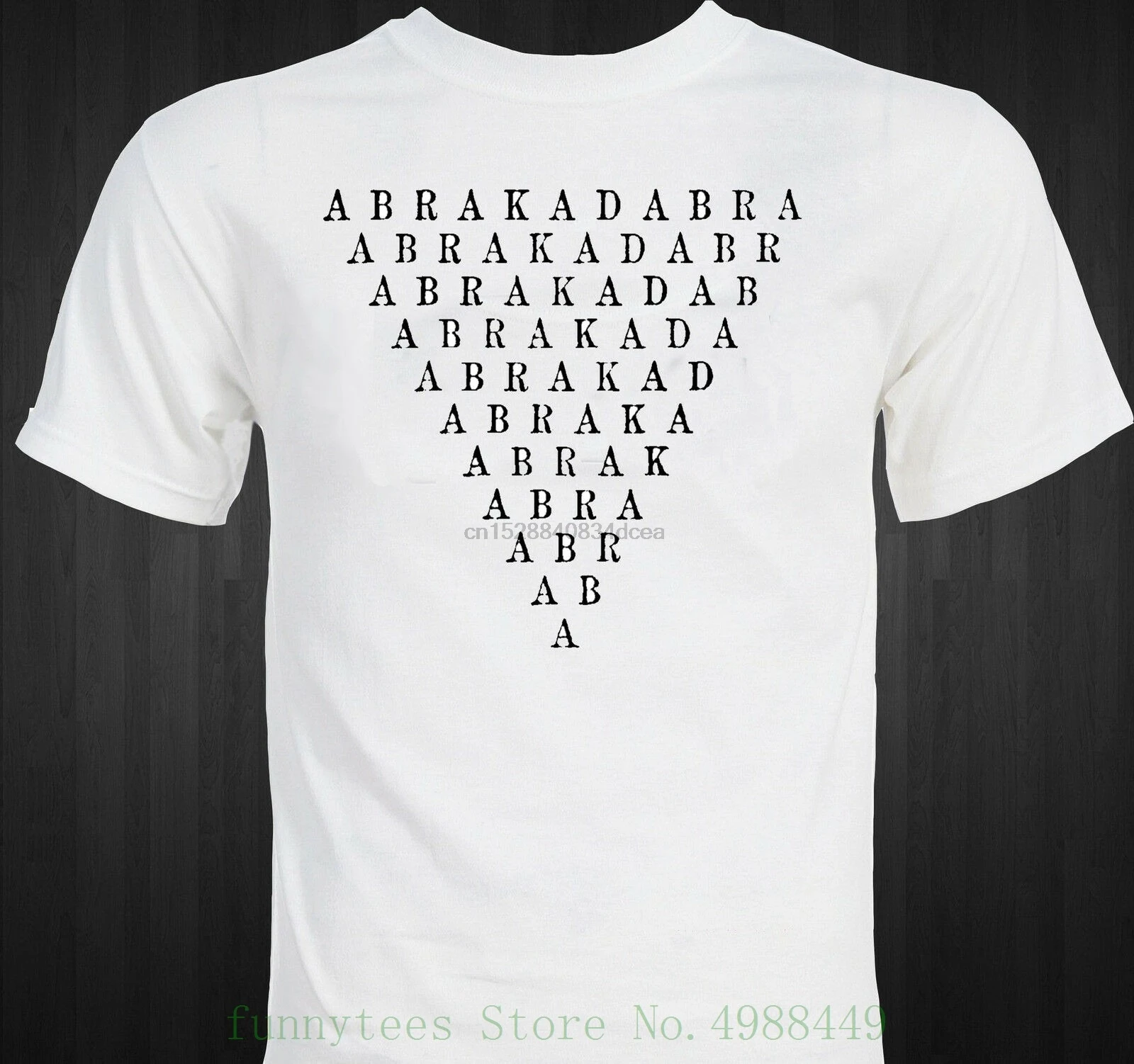 Abracadabra Magical Incantation Magick Aleister Crowley Mystic футболка летние хипстерские топы с круглым
