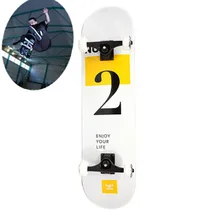 Russia imported double up adult four roller skating skateboard scooter professional brush long street skateboarding