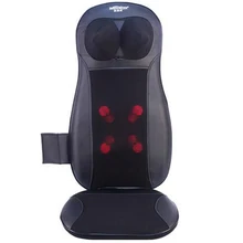 Free Shipping Car Chair Massage Cushion Viberation Massager with Far Infrared Heating for Neck Shoulder Back Waist