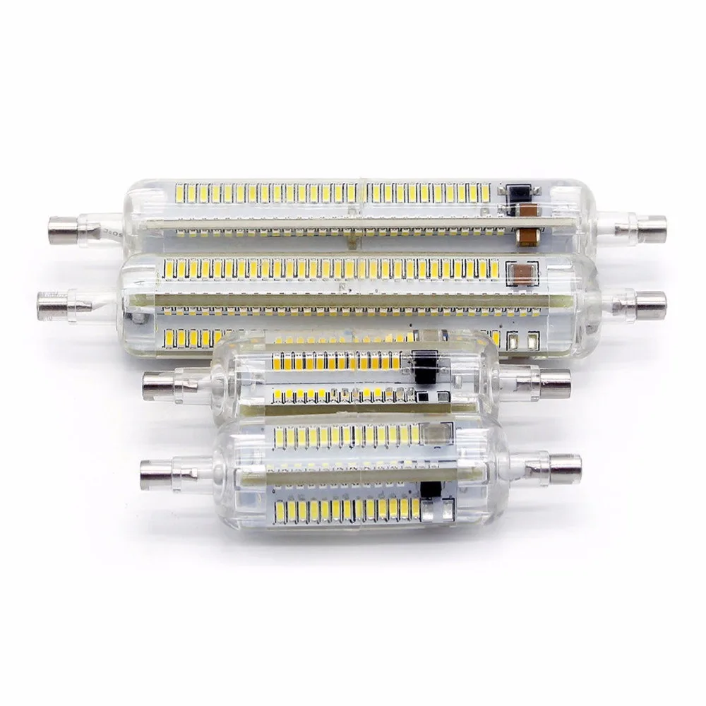 Новое поступление затемняемый R7S светодиодный 118 мм 78 м 135 мм сменный галогенный прожектор 2835 3014SMD лампа переменного тока 220 В теплый/холодный белый свет лампы