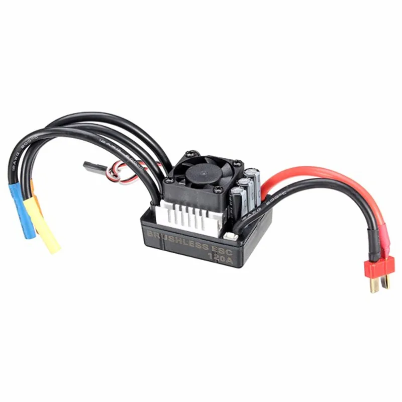 Racerstar 120A ESC Бесщеточный водонепроницаемый бесsensorless 1/8 RC радиоуправляемые