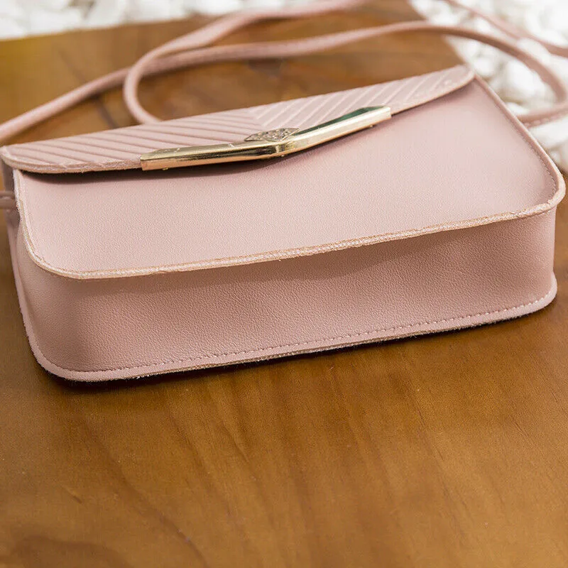Модная женская маленькая сумка через плечо стеганая сумка-кошелек с цепочкой на ремне через плечо