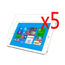 5x пленка для ЖК-дисплея+ 5x Ткань, Премиум HD кристально чистый протектор экрана Защитная пленка для CHUWI Hi8 " 8,0 дюймов планшет