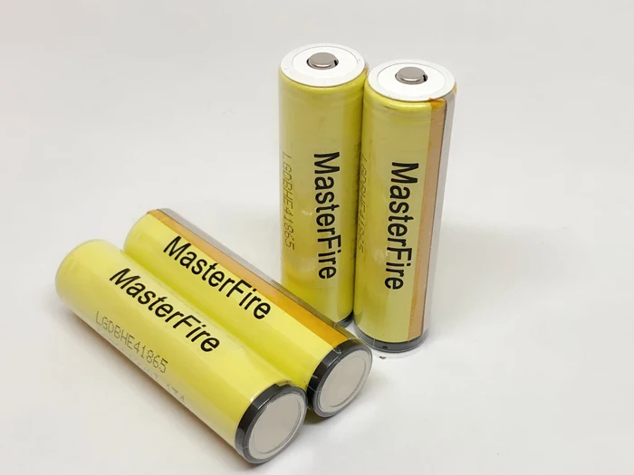 

MasterFire 4PCS/LOT New LG HE4 Chem 18650 ICR18650HE4 30A 35A discharge lithium protected battery cell 2500mah batteries