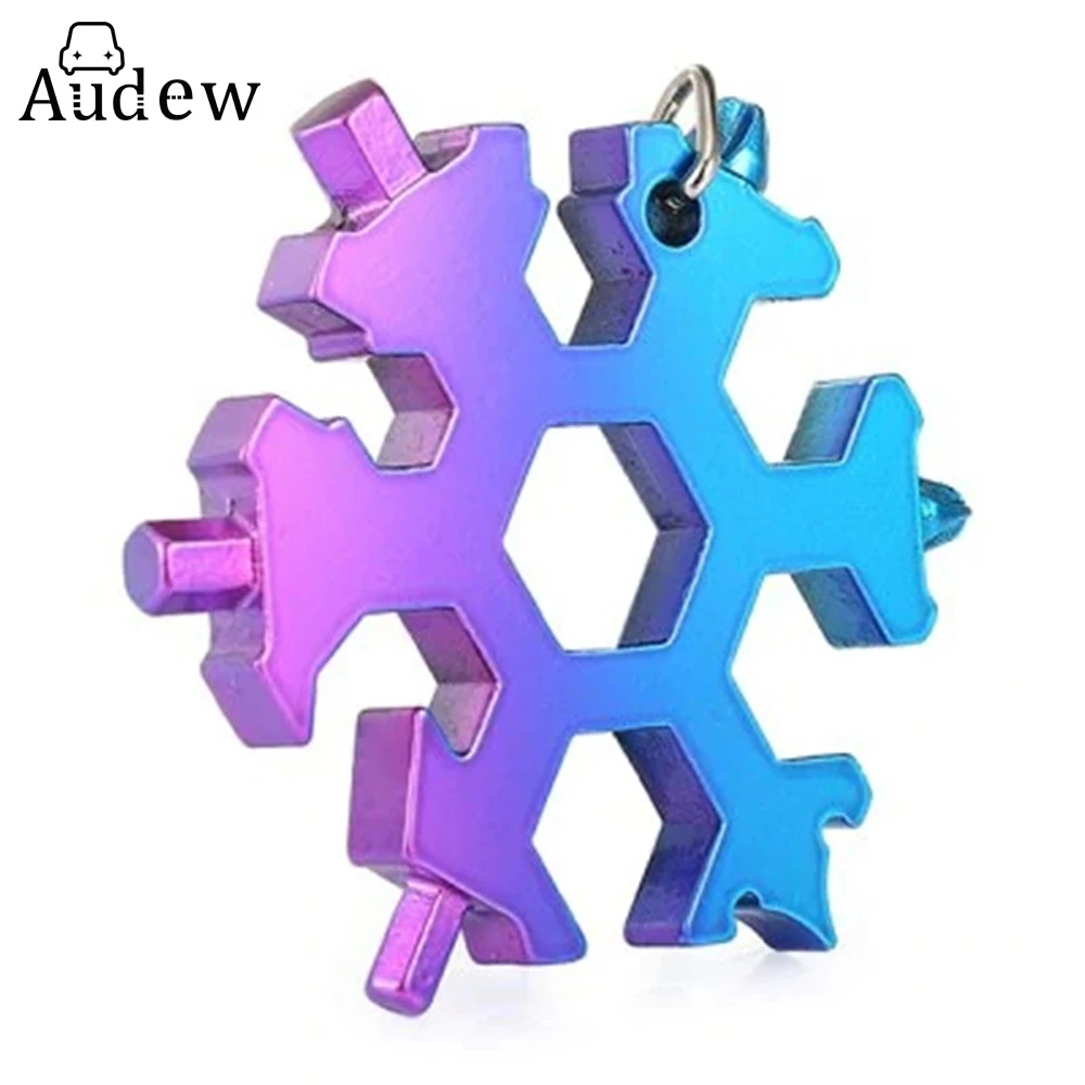 15-in-1 Stainless Multi-function with Snowflake Shape Keychain Screwdrivers Bottle Opener Hex Wrench 15-in-1 Stainless Multi-function with Snowflake Shape Keychain Screwdrivers Bottle Opener Hex Wrench