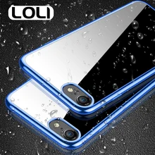 For iPhone 7 Case Luxury Ultra thin Soft TPU Back Cover for Apple iPhone7 8 Plus