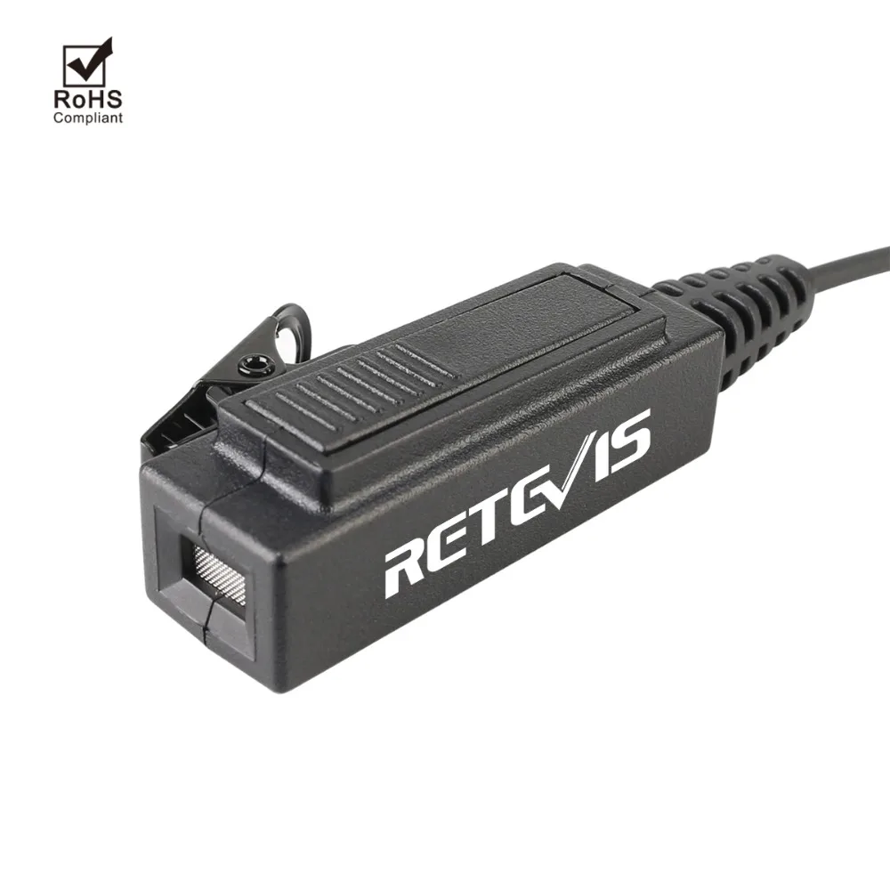 10 шт. Retevis 2 Pin Акустическая трубка радио наушник для Motorola Walkie Talkie EA100M гарнитура с