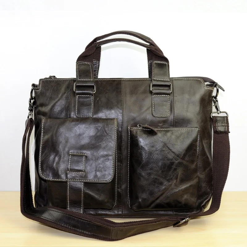 Горячо! натуральная кожа мужская сумка повседневная сумка через плечо Сумка Новая деловая сумка портфель дорожные сумки