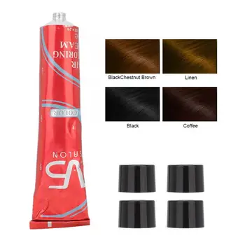 

100ml Unisex Diy Hair Dye Cream Beauty Salon Hair Coloring Temporary Hair Dyeing Cream Coloring Styling Molding Paste 4 Colors