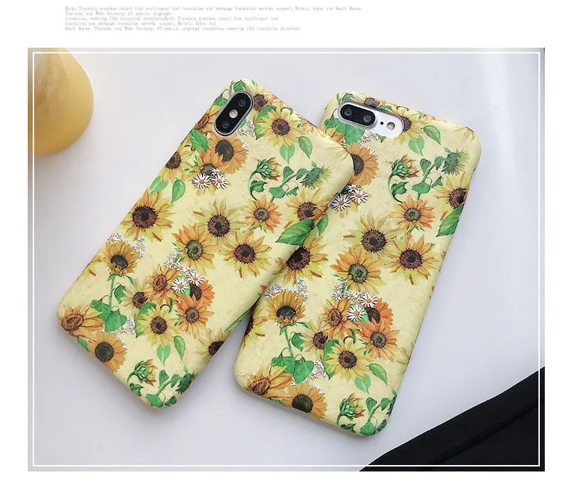 Silicone Flower Case For iPhone 8 8plus 7 7 Plus Phone Case For iphone 6 s 6s Plus X XR XS Max Cases Cover Coque Capinha Funda (14)
