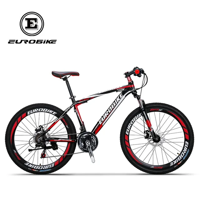 Best Price EUROBIKE GTR 21 Speed  Aluminum Mountain bike Dual Disc Brake Mountain bicycle