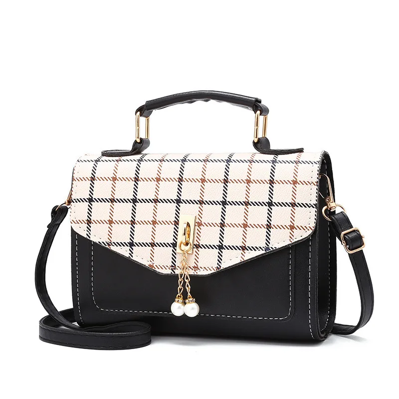 Women Bag 2019 New Plaid Handbag Fashion Flap Small Crossbody Bags For Messenger Leather Las Hand Women Bag 2019 New Plaid Handbag Fashion Flap Small Crossbody Bags For Messenger Leather Las Hand