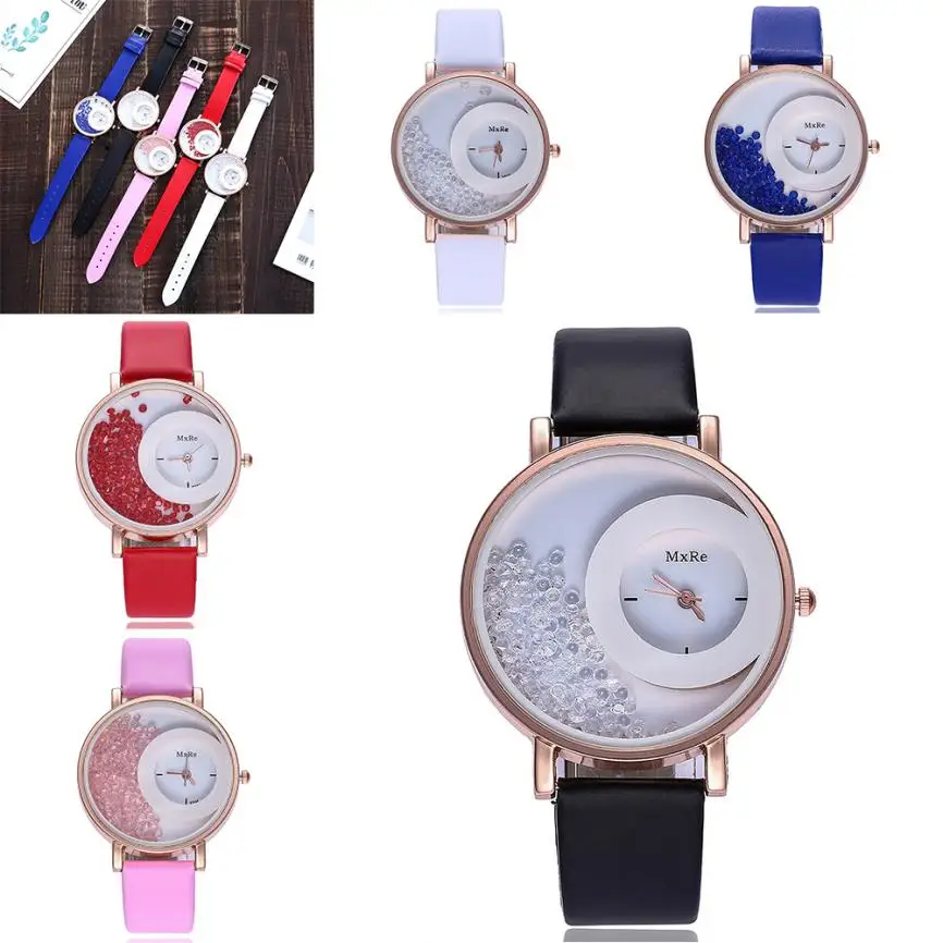 Момент # N03 relogio feminino женские часы моды кожаный ремешок аналоговые Мужские часы Круглый наручные часы женские часы часы Drop