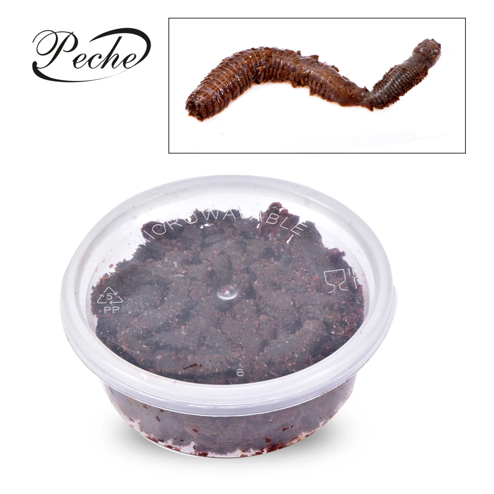 

Peche Freeze Dried Natural Fishing Lures Shads Soft Lures for Fishing Wobblers Baits Marinated Silkworm Sand Red Worm Pesca Isca