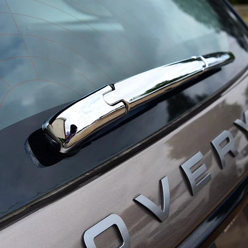 ABS Chrome Rear Window Wiper Cover Tail Windscreen Wipers Trims 3Pcs