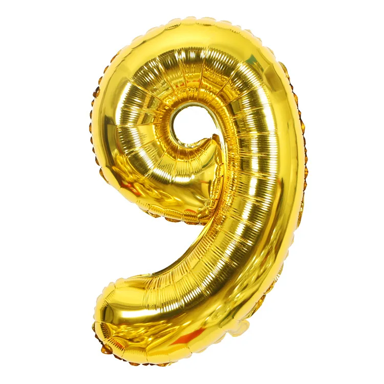 40 Inch Number Balloons Birthday Party Decorations Kids Big Aluminium Film Balloons Birthday Party Decorations Adult - Цвет: gold see chart