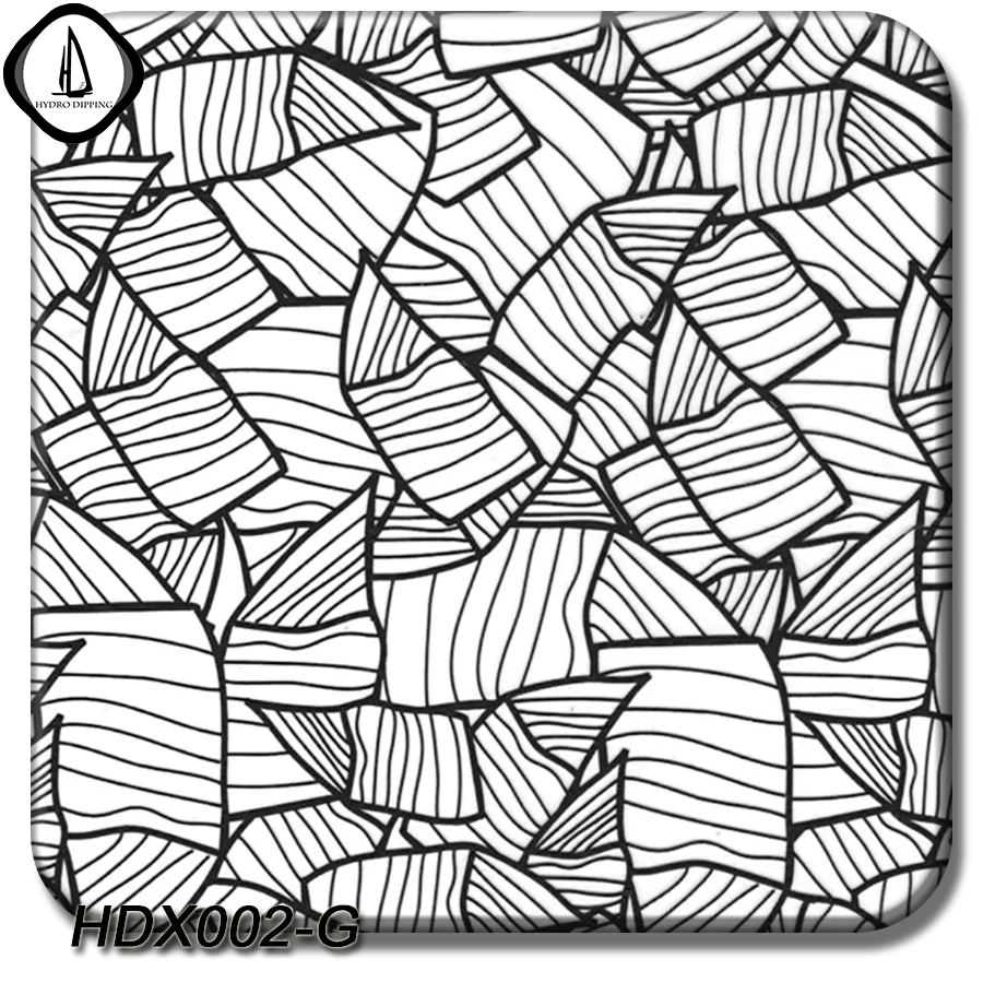 

Free Shipping HDX002 0.5M Width 10M 20M Length Irregular Geometric Figures Hydrographic Image Water Transfer Printing Film