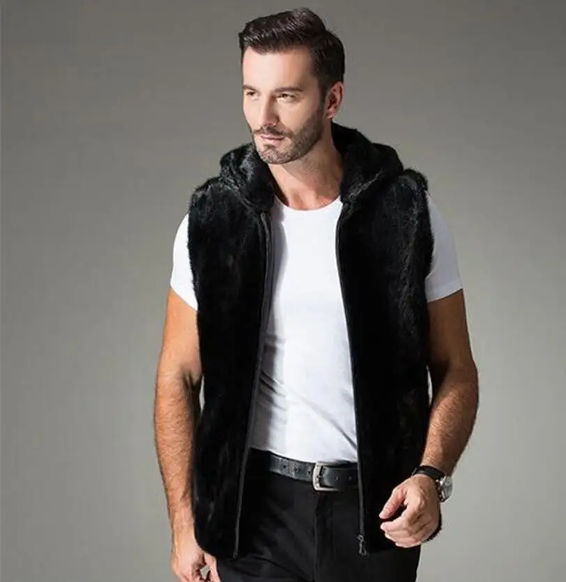 Popular Mens Fur Vest-Buy Cheap Mens Fur Vest lots from