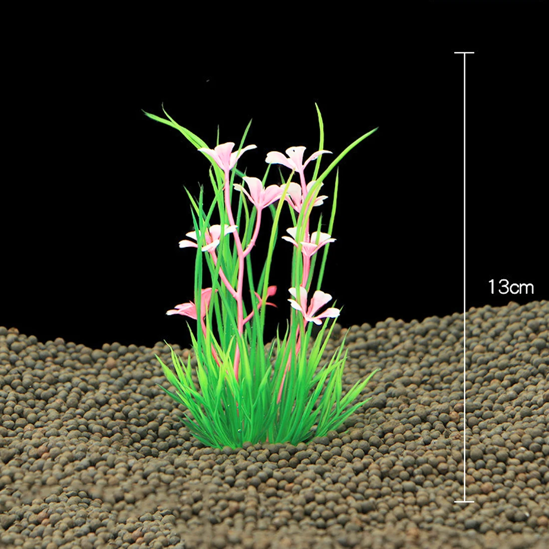 Аквариумные растения 1 шт. Искусственные пластиковые аквариумные растения Трава для аквариума фон для аквариума украшение аквариума - Цвет: pink