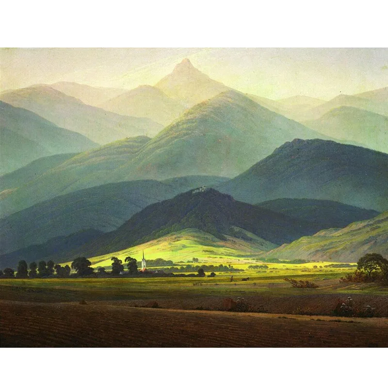 50x40cm HandPainted Natural scenery DIY Oil Painting By Numbers landscape Canvas Acrylic Paint for Wall Art Poster Unique Gifts (4)