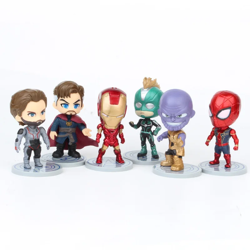 

6 styles/set 10 cm Avengers 4 Endgame Collectible Models Kids Doll Toys Avengers Action Figure Kids Toys