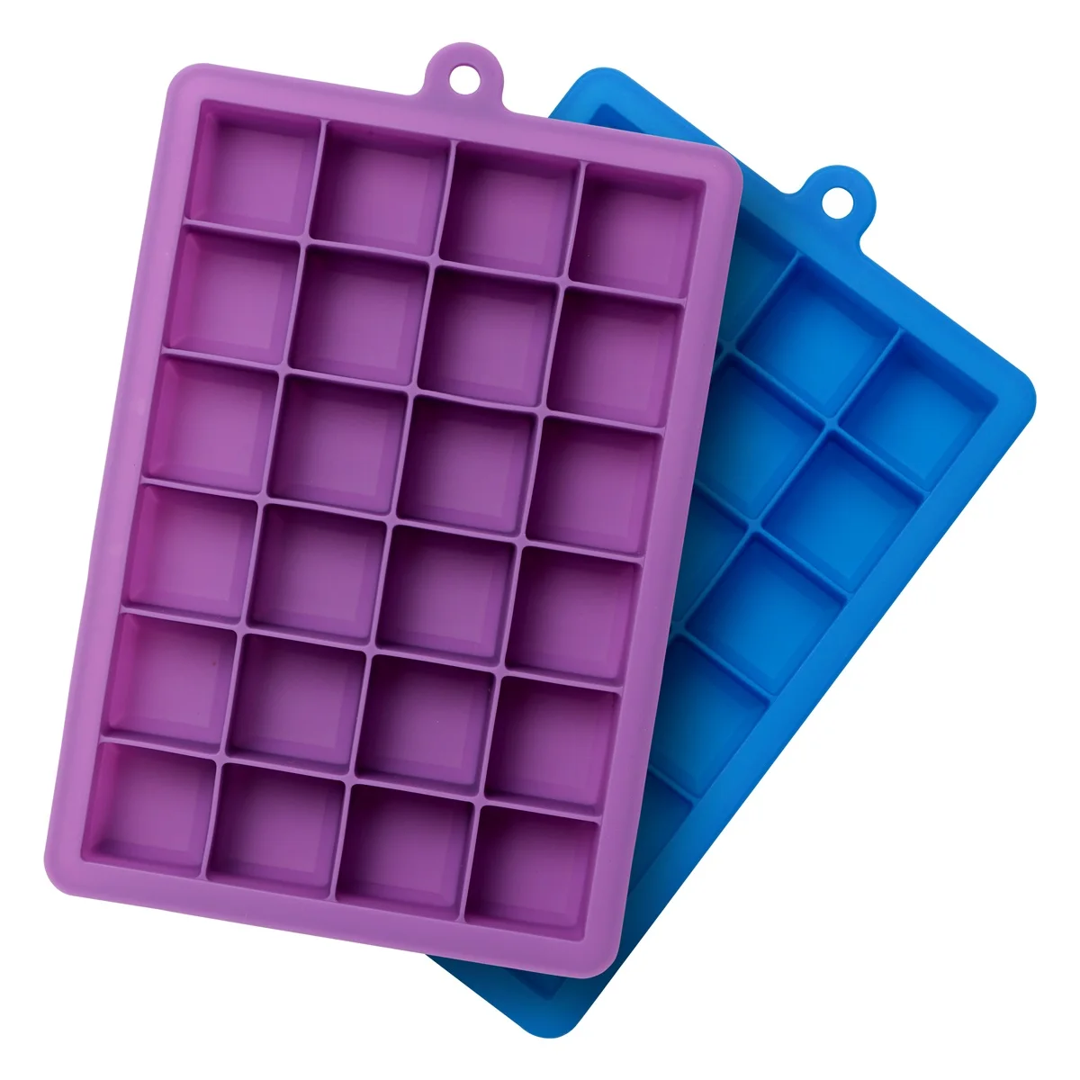 

Silicone Ice Cube Tray with Lid Ice Cream Cake Mold Maker Easy to Release kitchen Accessories Tools Medium Square Cube Baking