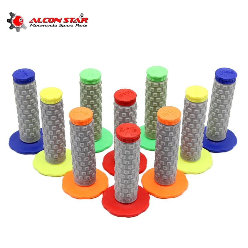 

Alconstar- Universal Handle Bar 7/8" Motorcycle Handle Grips Rubber Moto GP handlebar Grips for Yamaha for kawasaki for KTM DUKE