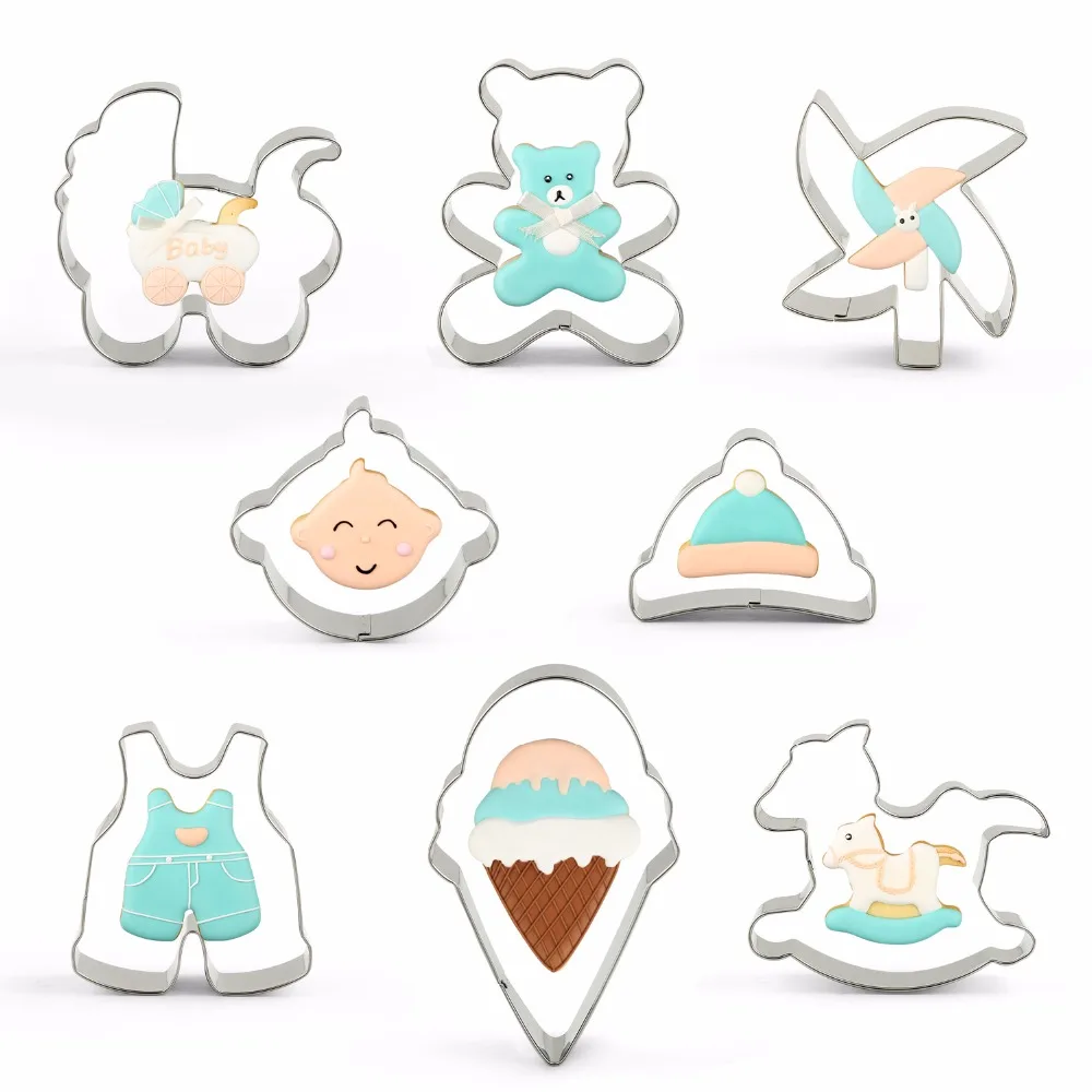 Baby Cookie Cutters Windmill Cake (Baby Set Pack of 8) | Дом и сад