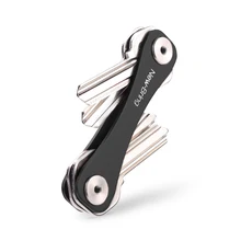 Держатель для ключей из углеродного волокна, органайзер, кольцо для ключей, кошельки, металлический держатель ключей для автомобиля, коллектор, ключница, брелок