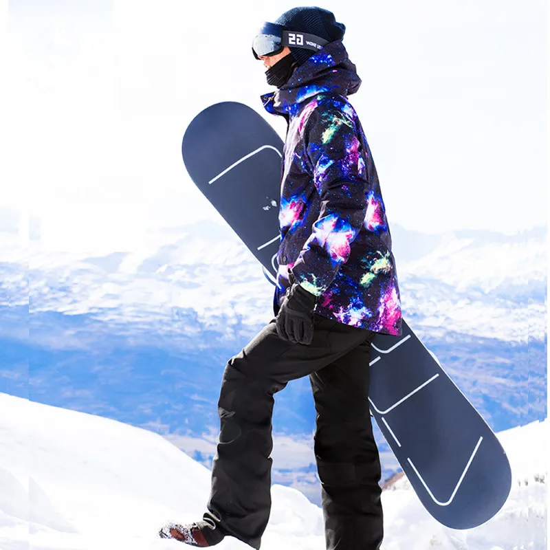 Брендовые новые мужские лыжные куртки и штаны, мужские костюмы для сноуборда, мужские водонепроницаемые ветрозащитные пальто для сноуборда и брюки, зимняя куртка, штаны