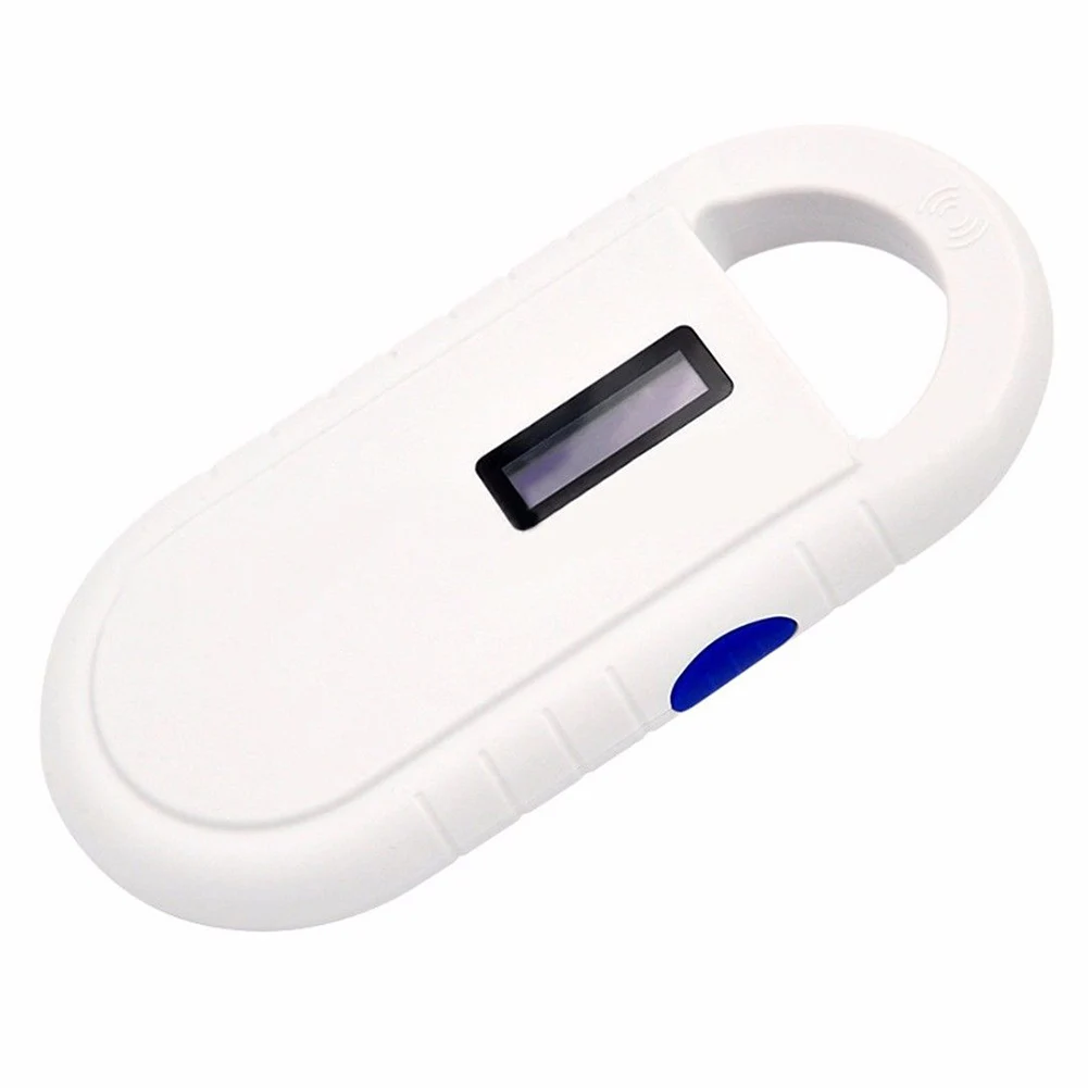 Портативный RFID 134,2 кГц животное ПЭТ микрочип распознавания считыватель ушной бирки сканер VA88