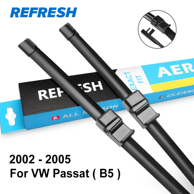 2002 - 2005 ( B5 ) REFRESH стеклоочистители ветрового стекла для Volkswagen VW Passat B5 B6 B7 B8 Fit штырь сбоку/кнопочный рычаг модель года от 2002 до - Цвет: 2002 - 2005 ( B5 )
